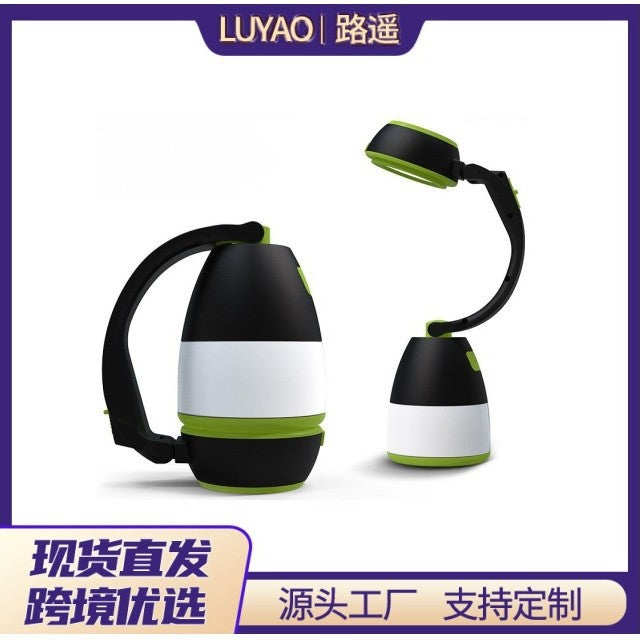 Cross-border tent light portable camping light household desk lamp outdoor camping flashlight with power bank emergency night light