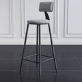 Second generation black chair + gray velvet 85cm