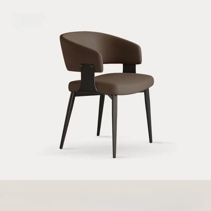 For homerestaurantscandinavian dining table and chair modern casual back chair hotel negotiation stool italian back dining chair