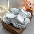 Women's summer 2025 new fashion outdoor wearable sandals & slippers - indoor home anti-slip thick sole high heel thong sandals