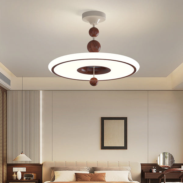 Modern Simple Cream Wind Bedroom Dining Bar Study Smart Light Full Spectrum Eye Protection LED Safety Buckle Chandelier