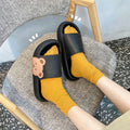 Japanese gp bear slippers - unisex, cloud-like comfort, cute cartoon design, perfect for home, students, anime-inspired thong sandals, couple's shoes