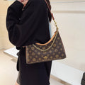 accessible luxury retro old flower crescent women's 2025 new trendy large capacity commuter versatile shoulder crossbody bag wholesale