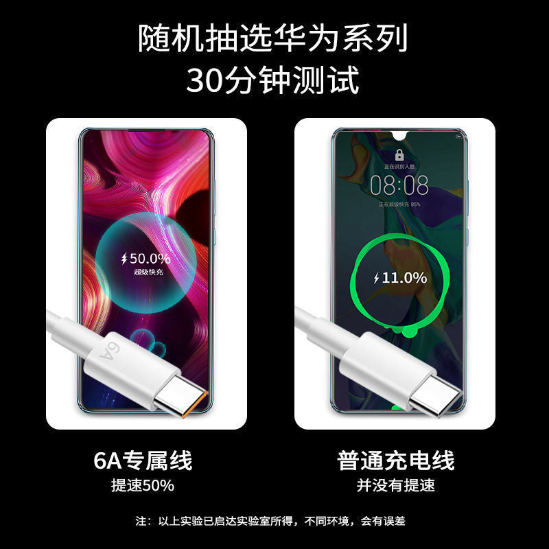 66w super fast charging is suitable for huawei 6a data cable mate30 40pro p30 p40p50pro charger