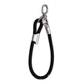 Adjustable polyester wrist lanyard - durable anti-loss phone strap with short chain, sturdy double buckle, and clip for outdoor use