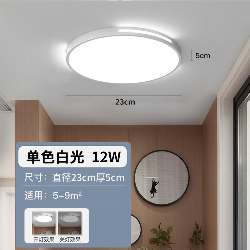 2025 new living room modern minimalist elegant main light full spectrum eye protection led ceiling light whole house hallway lighting fixture