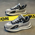 Men's leather sneakers - spring 2025 new collection: casual, youthful, running, chunky sole, dad shoes, trendy ins style