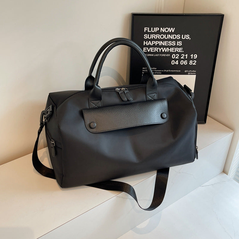 Cross-border hot-selling Korean version of messenger sports fitness bag Oxford cloth women's bag luggage bag light and short business trip travel bag