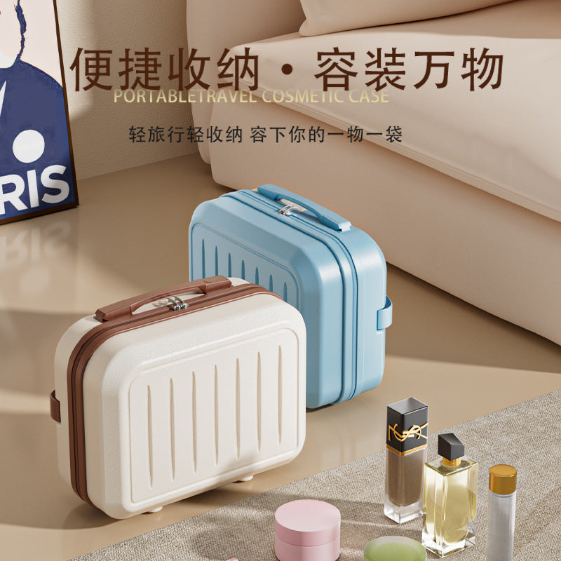 Premium Mini Suitcase Portable 14 Inch Small Storage Large Capacity Portable Gifts High Value Makeup