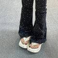 5.0 thick sole heightened star sandals women's outwear 2024 summer new flip flops fashionplatform shoes bottom slippers