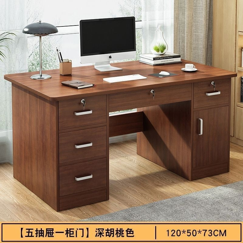 Computer desk desktop home desk bookcase all-in-one office desk minimalist modern bedroom writing desk student study table