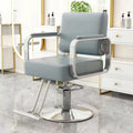 Barber shop chair hair salon special rotatable adjustable haircut chair hairdressing chair popular trendy store high-end perm and dyeing seat