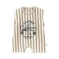 Stylish and adorable summer romper for baby boys: sleeveless bodysuit for newborns - lightweight summer outfit