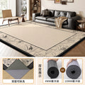 Removable and washable carpet, living room, machine washable, french medieval double layer, detachable sofa, coffee table, floor mat, bedroom bedside blanket