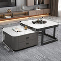 Black frame grey cabinet, snow mountain white + snow mountain white