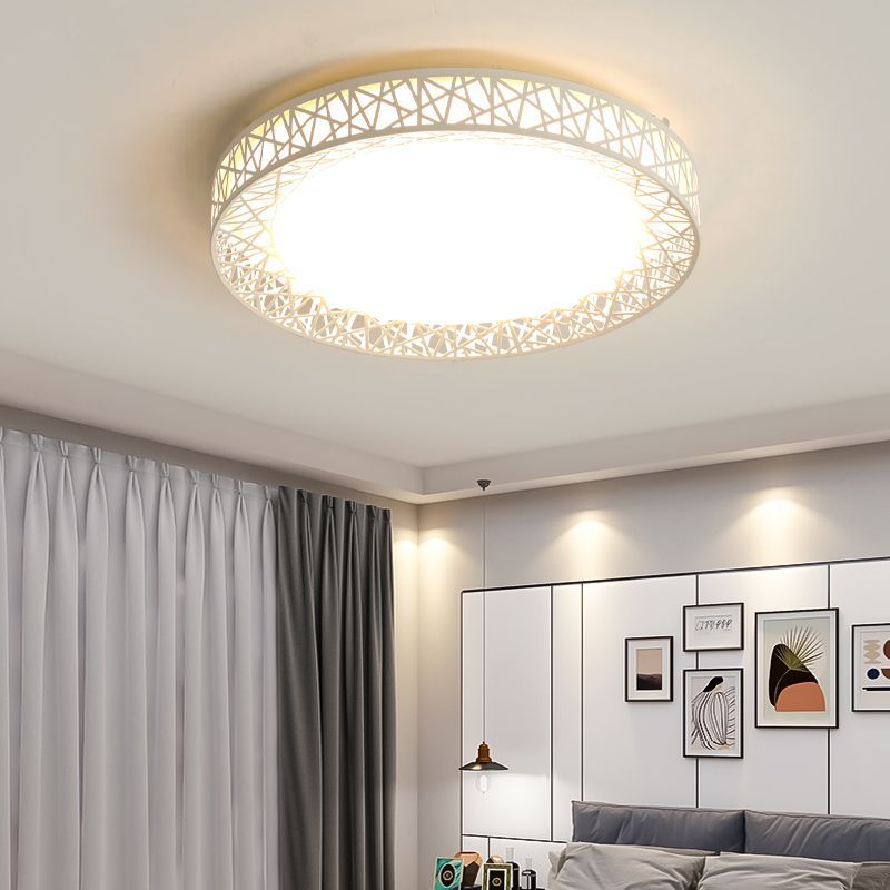 Led ceiling light bedroom lamp home round study minimalist living room lighting fixture dining room hallway kitchen bathroom lighting