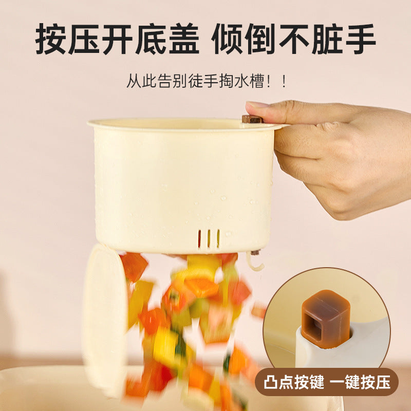 Hanging sink drain basket kitchen table leftovers filter fruit cleaning drain hanging basket storage basket