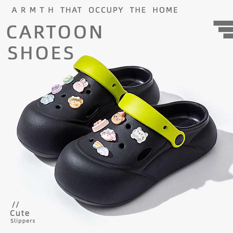 Women's high heel platform clogs - new anti-slip beach sandals & slippers for women - summer outdoor wear