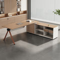 Office desk - minimalist modern manager desk - light luxury executive desk - high-end boss office desk and chair set - ceo executive desk