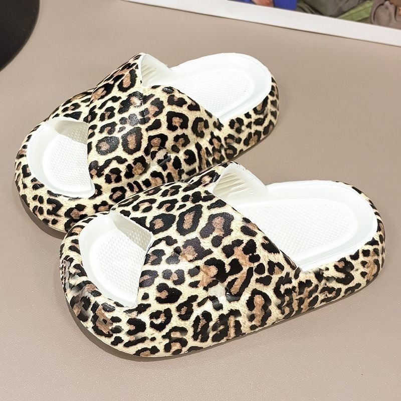new arrival cross slippers women's summer popularfashion graffiti outwearthick sole home indoor one-line sandals slippers