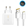 65w european standard super fast charging head suitable for reno5/findx4 mobile phone charging head 6a data cable usb charger