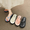 Thick sole flip-flops women's outwearsummernew arrival polka dot casual style with skirt dopamine beach sandals