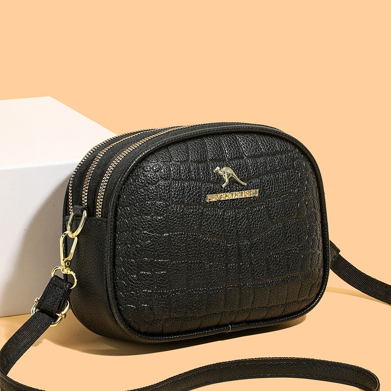 High-end fashion bag for women new arrival2026 coin purse crossbody bag cross-border women's bag spring and summer pure color small square bag