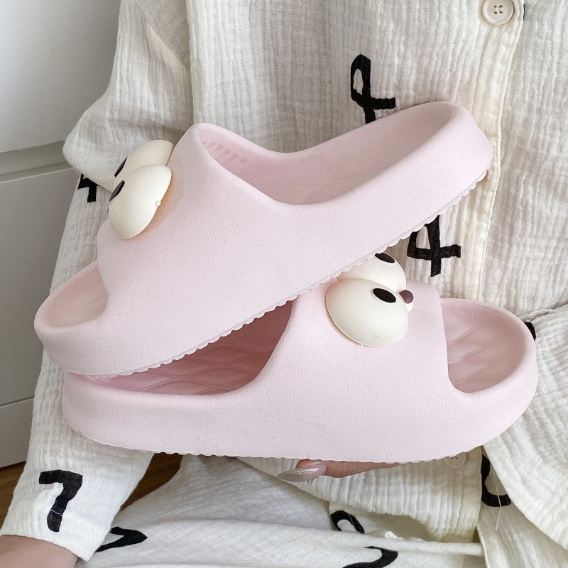 Eva big eye slippers - summer women's cute & stylish new design - non-slip indoor/outdoor beach flip-flops