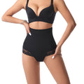 Fashion cross-border ice silk seamless high waist shaping pants sexylace hip lifting body shaping pants plus size tummy control underwear