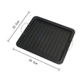Outdoor thickened picnic charcoal barbecue frying pan barbecue plate iron plate neutral plate stripesfor home non-stick grill pan