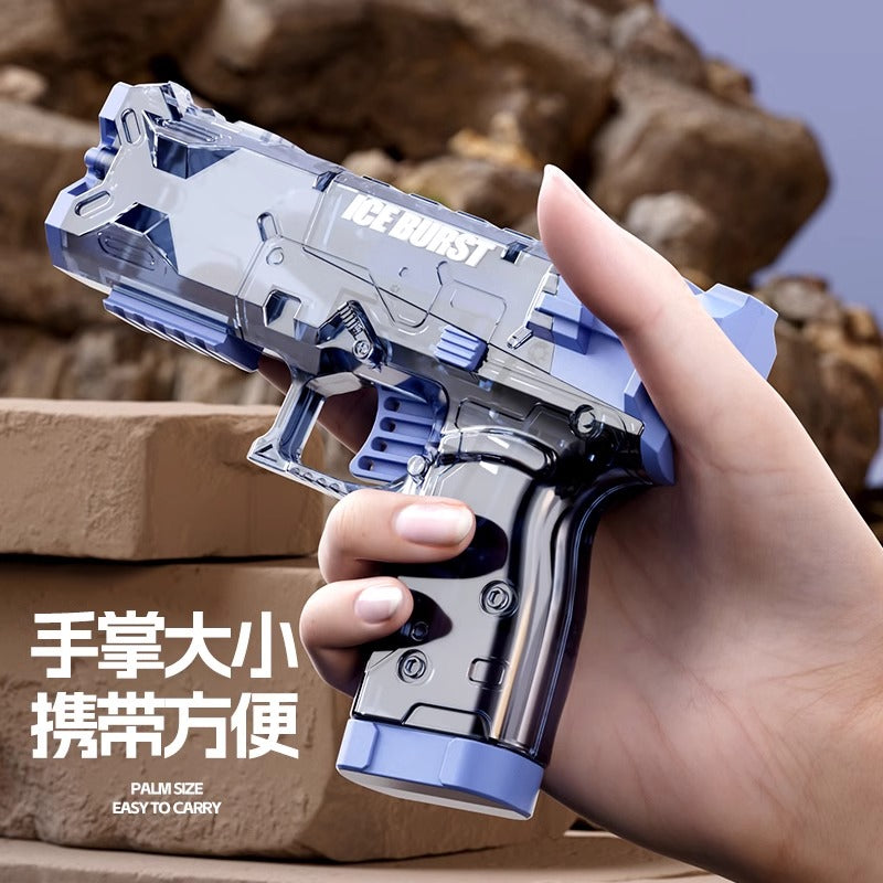 【customizable】ice blast water gun - kids' toy water blaster, manual continuous spray, mini water gun for boys and girls, high-tech fun