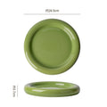 Minimalist & chic donut ceramic steak plate - high-end, aesthetic, and creative serving dish for restaurants & hotels - perfect for desserts & plating