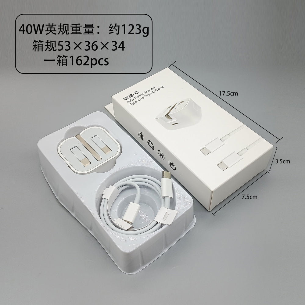 Pd20w/35w uk plug fast charging adapter, compatible with apple chargers, foldable tripod design, ukca certified, type-c connector