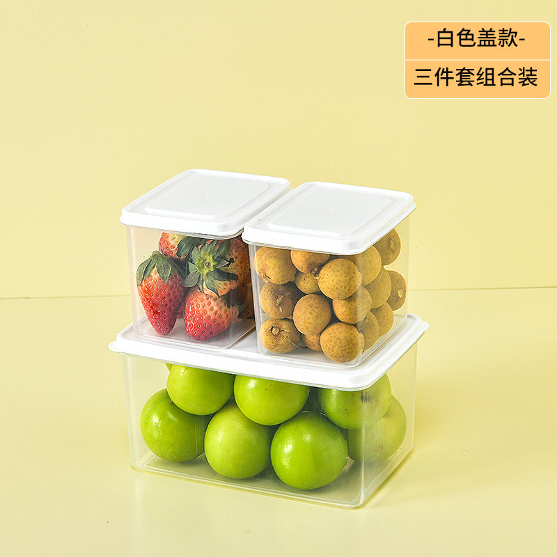 Refrigerator crisper artifact food grade storage frozen crisper kitchen plastic frozen food grade finishing storage box