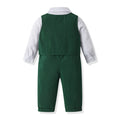 new arrival: british style suit vest three-piece set - children's spring/autumn formal wear, boys' autumn outfit, baby clothes