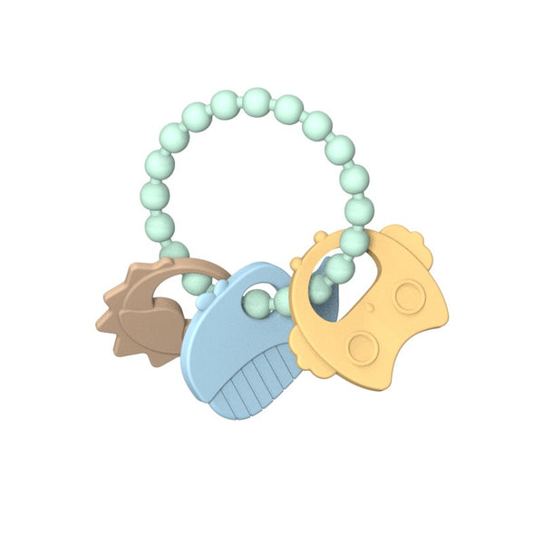 's new baby bracelet toothpaste can be boiled food grade silicone baby anti-eating hand grinding toy