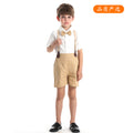 boyssuitk-stylenew arrivalwhite shirtkids handsome fashionable spring and summer baby style trendy birthday children's clothing