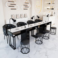 Manufacturer's new arrival: extra-wide 45cm nail salon table and chair set - multifunctional nail technician workstation for women