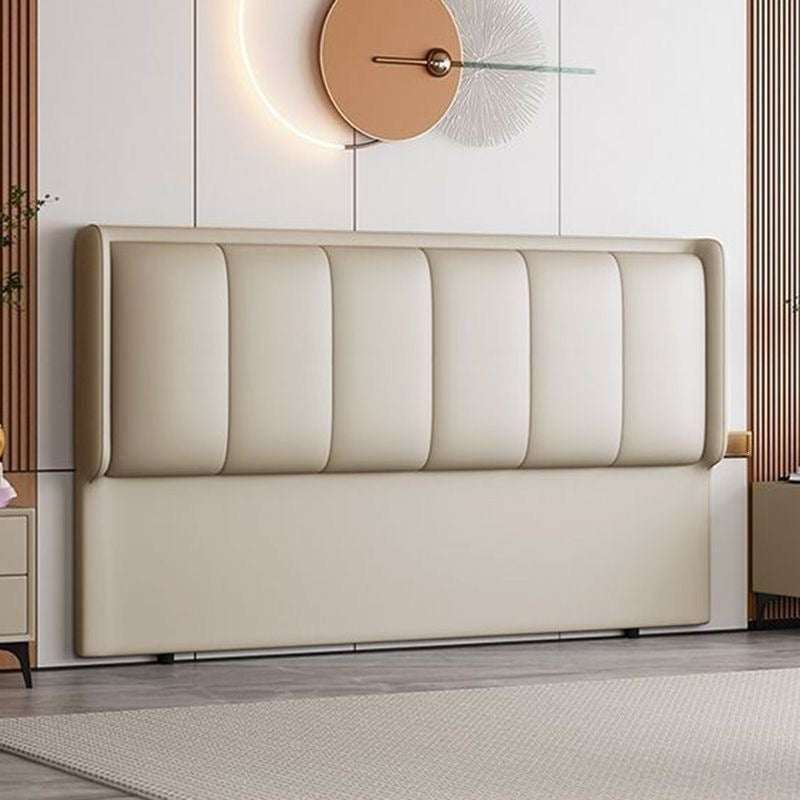 Soft-packed headboard, light luxury, simple, thickened floor-standing headboard, technical cloth, bedroom, for home, solid wood back panel, wholesale headboard