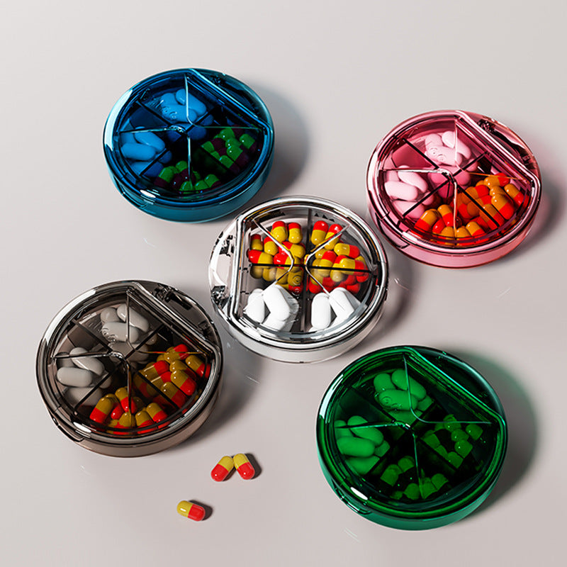 Convenient small medicine box to carry, large size to carry, moisture-proof sealed medicine in the morning, afternoon and evening, exquisite packaging box for medicines