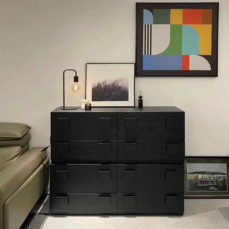 Solid wood TV cabinet, living room storage, medieval module side cabinet, American retro multi-functional floor-to-ceiling card cabinet, movable
