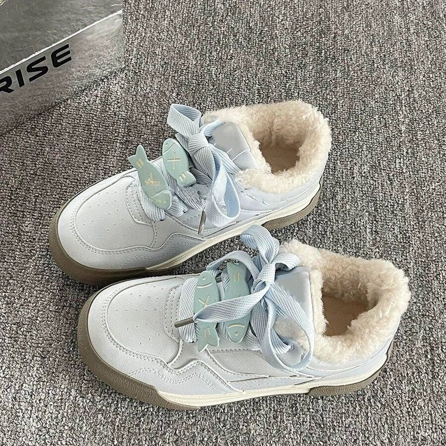 New chinese style easiest for matchchic shoes sneakers for women 2026 spring & fallnew arrivalthick solewhite shoes dopamine bread shoes