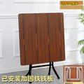 Rental house square foldable dining table stall for home dining table mahjong table for home square table simple foldable table