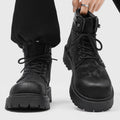 Boots men's new arrival british style rhubarb retro short boots men's heightening workwear motorcycle high-top spring snow shoes