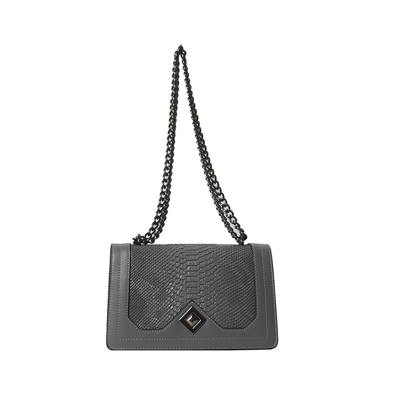 2024 spring/summer new fashion crocodile-embossed small square bag - minimalist, versatile shoulder bag, handbag, and crossbody bag for women
