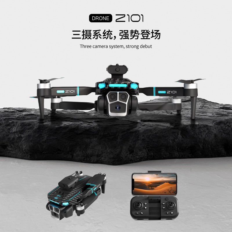 Z101 drone: long-endurance, high-definition aerial photography, brushless quadcopter with optical flow obstacle avoidance, remote control aircraft