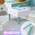 Multi-functional wireless home power strip with usb ports, night light, and plug adapter
