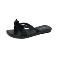 Bow-tie crossover thong sandals, new style dress sandals, versatile outerwear sandals, women's summer soft-soled cute flat sandals