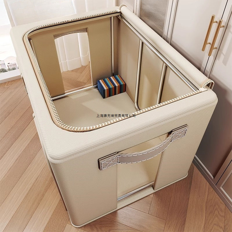 Clothes storage box Household large-capacity quilt clothing Baina box Artifact wardrobe finishing box Fabric storage basket