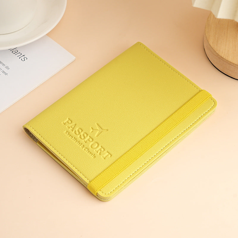 Spot  hot-selling pu leather passport bag, multi-functional passport holder, passport cover, passport cover.